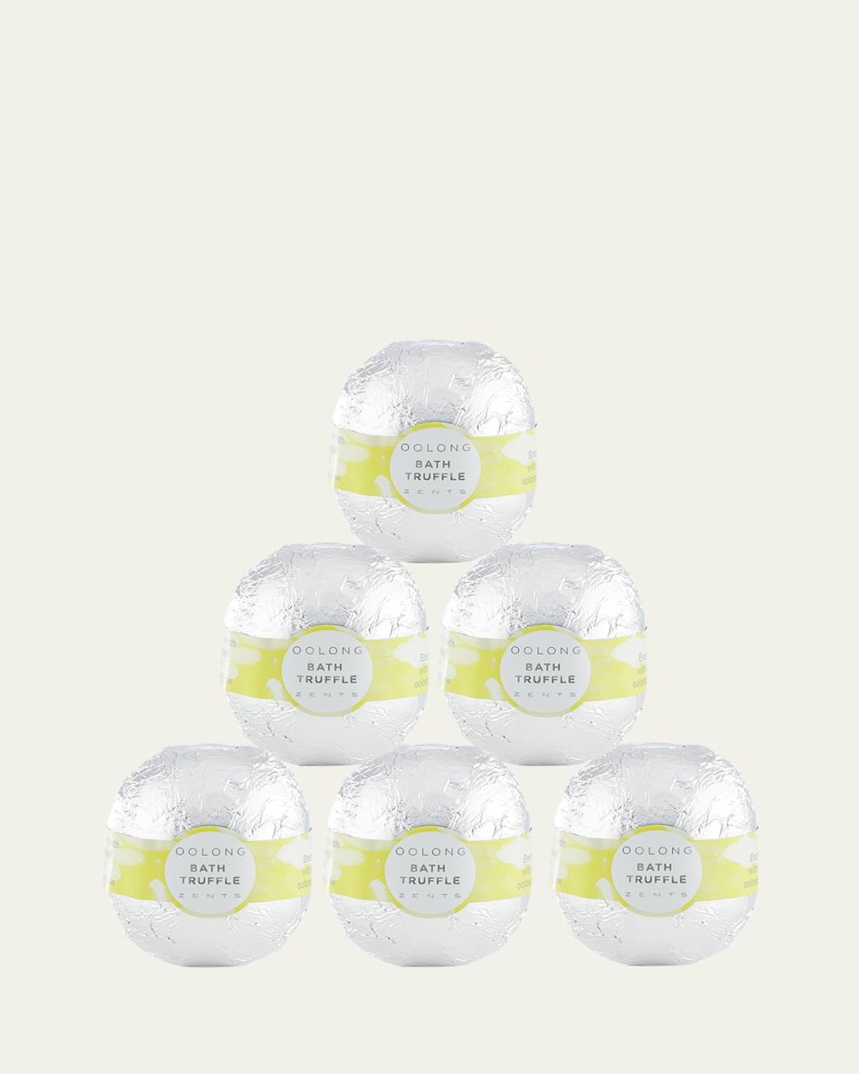 6-Piece Bath Truffle Jar Set, Oolong